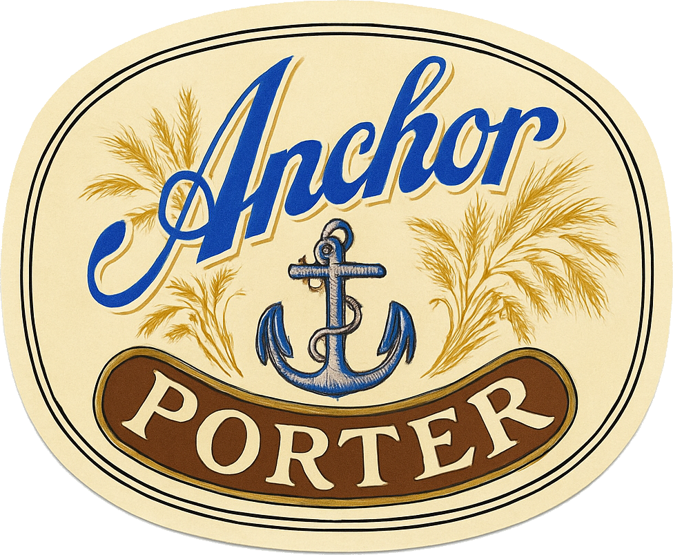 Etiket van Anchor Porter
