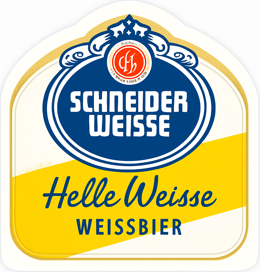 Etiket van Schneider Helle Weiss Tap1