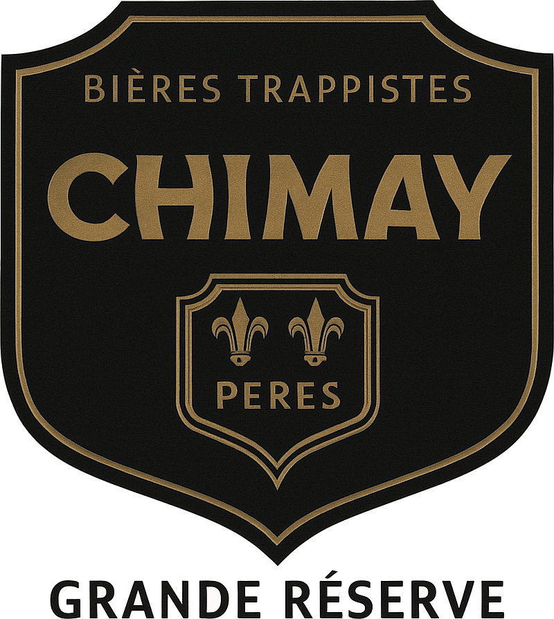 Etiket van Chimay Blauw Whisky Oak Aged