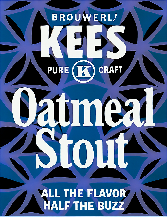 Etiket van Kees Oatmeal Stout