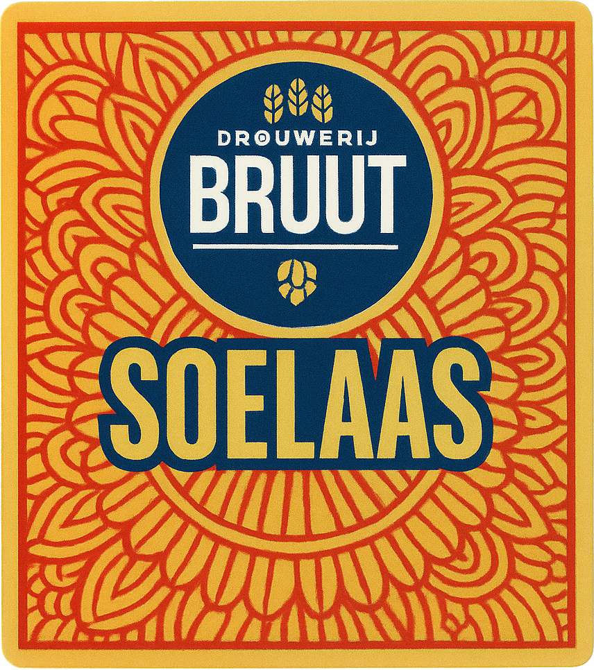 Etiket van Bruut Soelaas