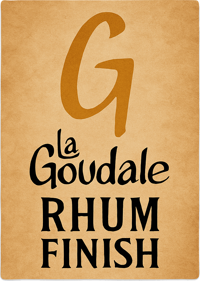 Etiket van La Goudale Rhum Finish