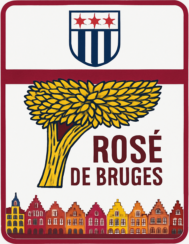 Etiket van Rosé de Bruges