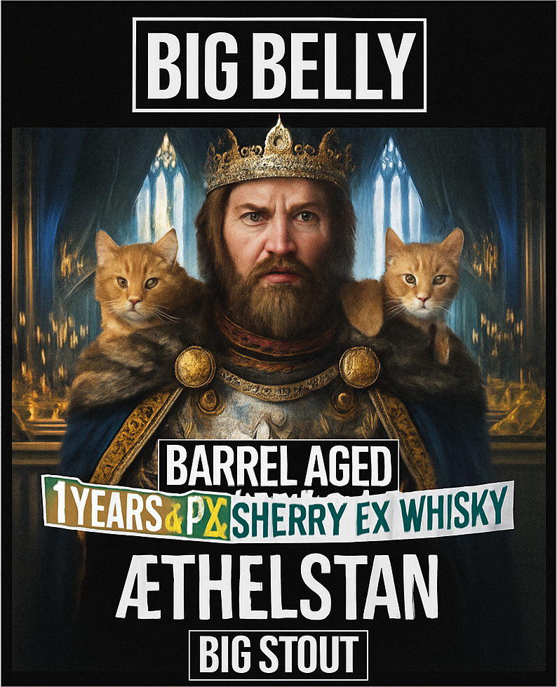 Etiket van Big Belly AETHELSTAN Barrel Aged 2026