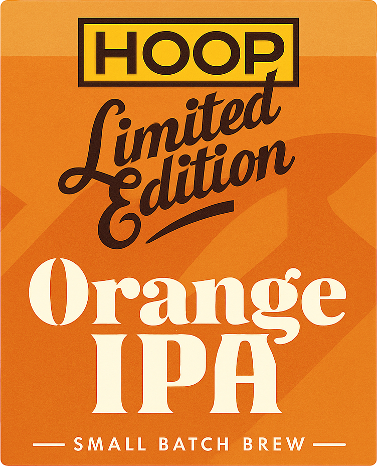 Etiket van Hoop Orange IPA
