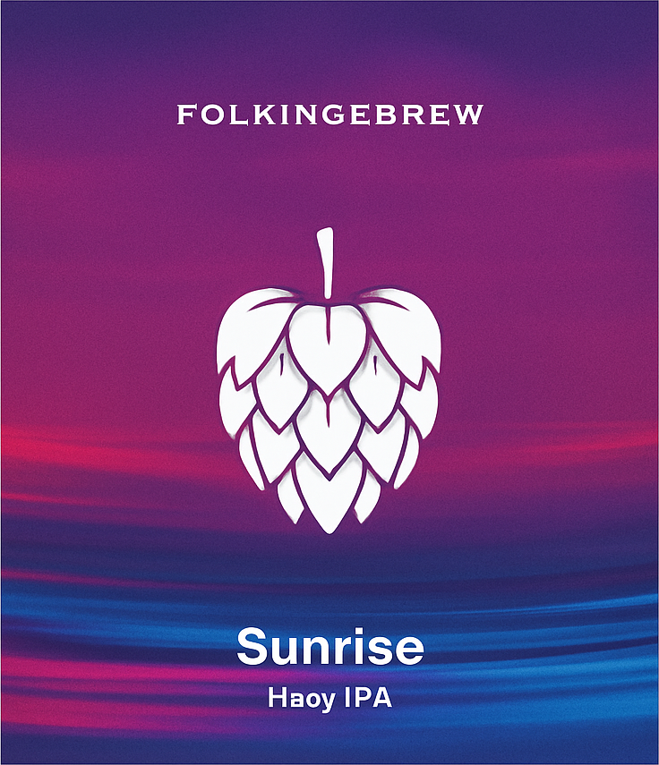 Etiket van Folkingebrew Sunrise