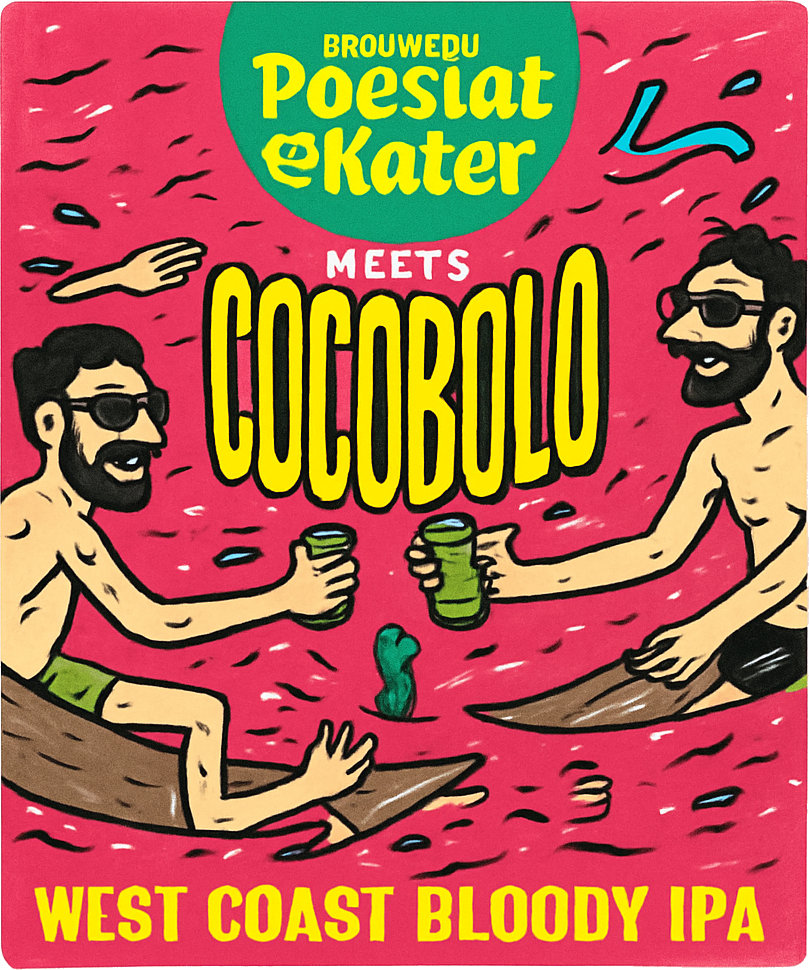Etiket van Poesiat & Kater Cocobolo