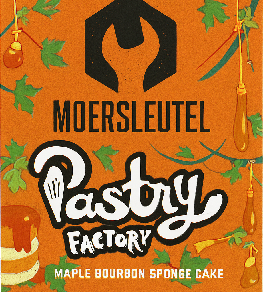 Etiket van Moersleutel Maple Bourbon Sponge Cake
