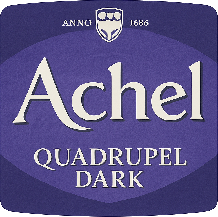 Etiket van Achel Quadrupel Dark