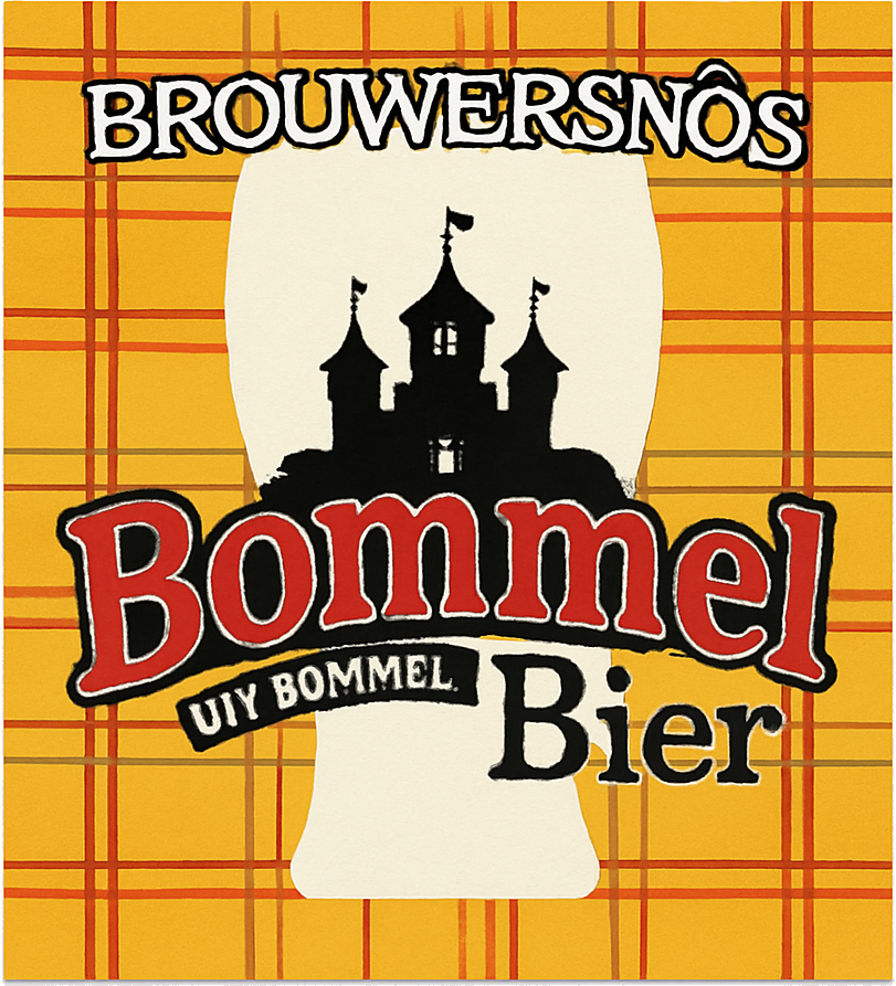 Etiket van Brouwersnös Bommel Bier