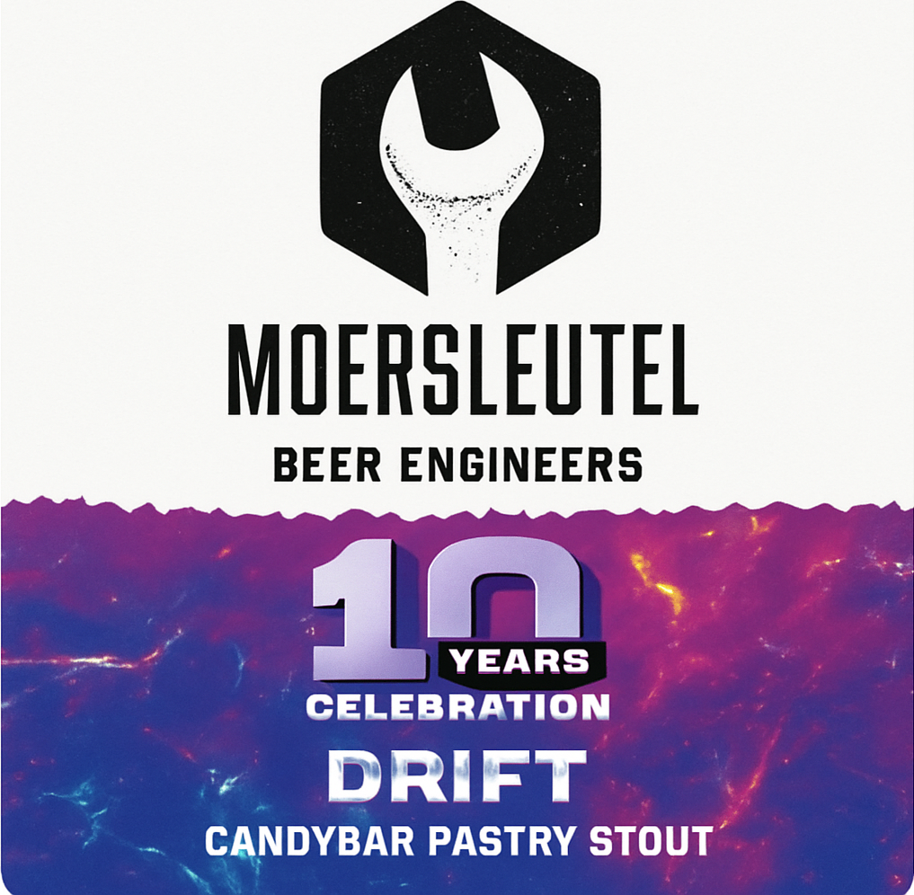 Etiket van Moersleutel 10 Years: Drift