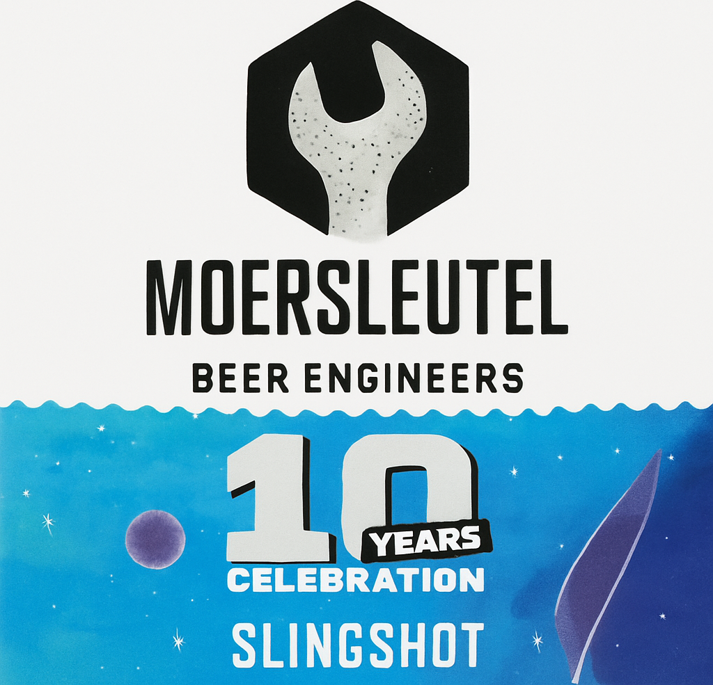 Etiket van Moersleutel 10 Years: Slingshot