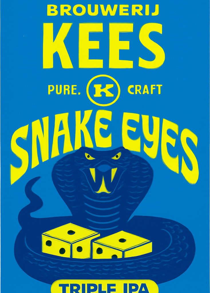 Etiket van Kees Snake Eyes