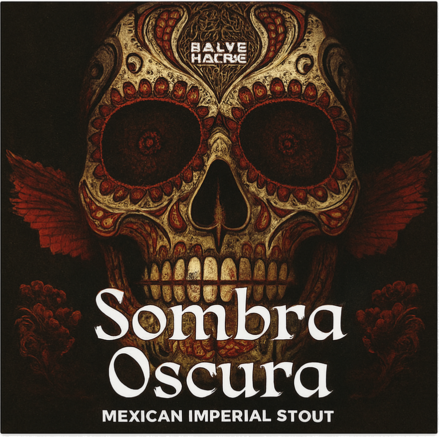 Etiket van Halve Tamme Sombra Oscura