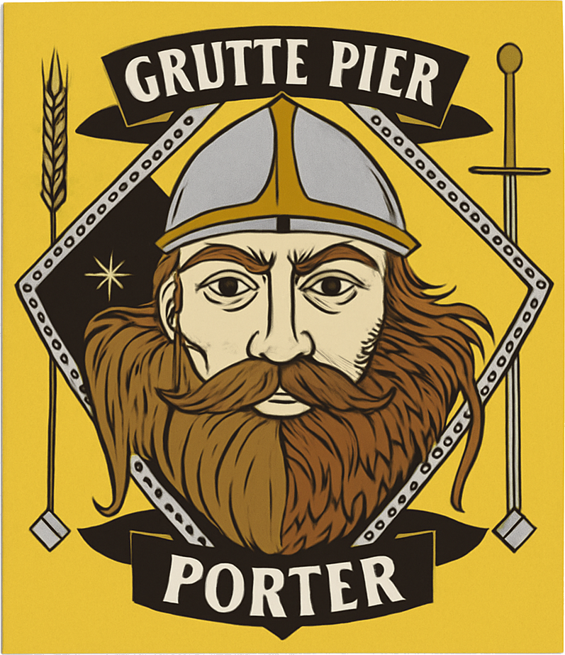 Etiket van Grutte Pier Porter