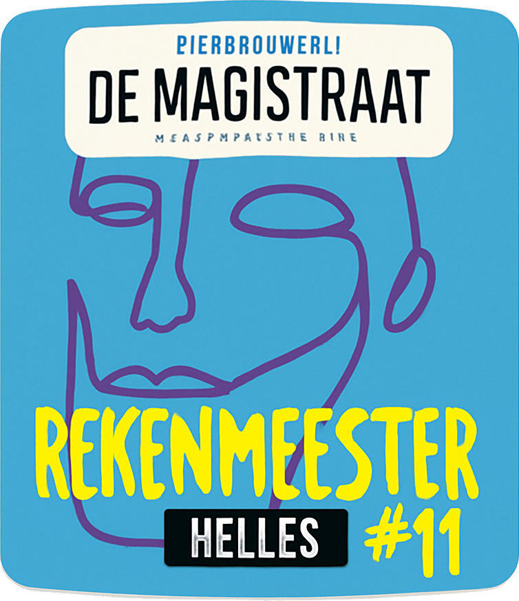 Etiket van Magistraat Rekenmeester #11