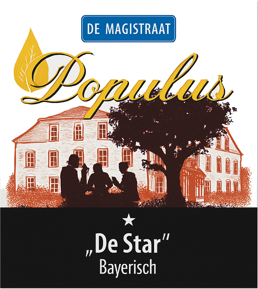 Etiket van Populus 6921 De Star by De Magistraat