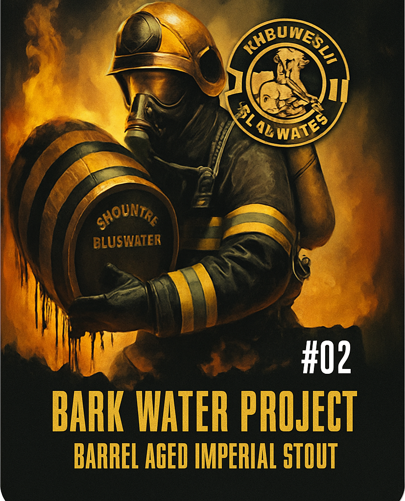 Etiket van Bluswater Dark Water Project 2