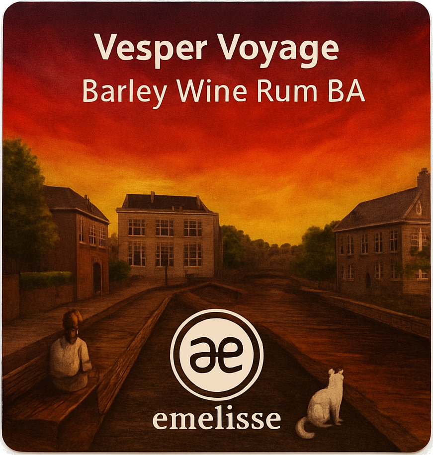 Etiket van Emelisse Vesper Voyage