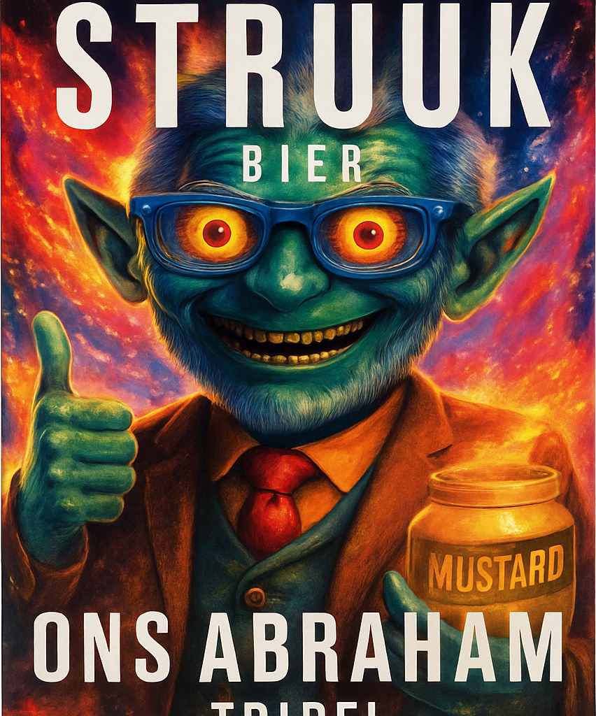 Etiket van Struuk Ons Abraham