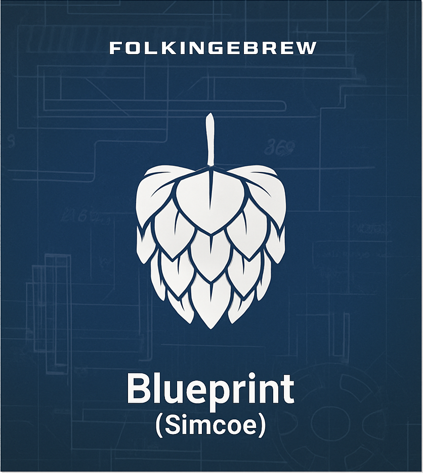 Etiket van Folkingebrew Blueprint Simcoe