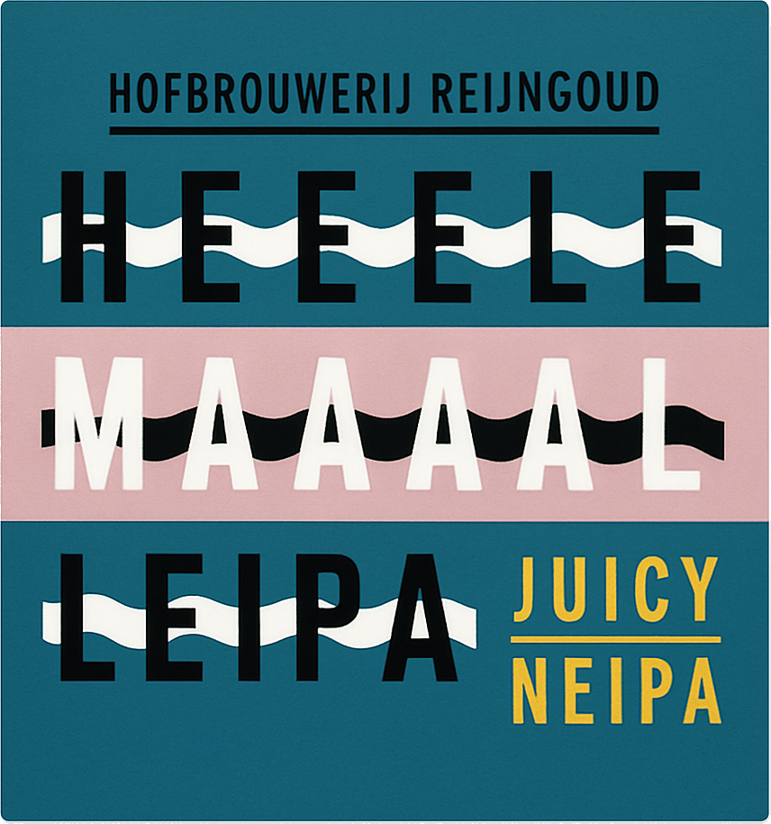 Etiket van Reijngoud Helemaal Leipa