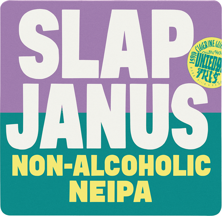 Etiket van Slapjanus NA NEIPA