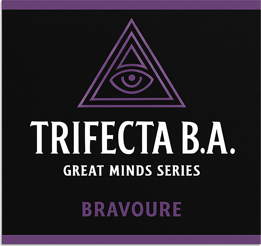 Etiket van Trifecta B.A. Bravoure