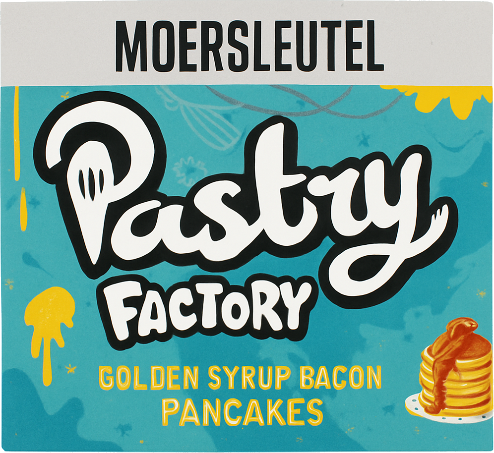 Etiket van Moersleutel Golden Syrup Bacon Pancakes