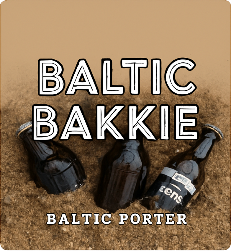 Etiket van KD Baltic Bakkie