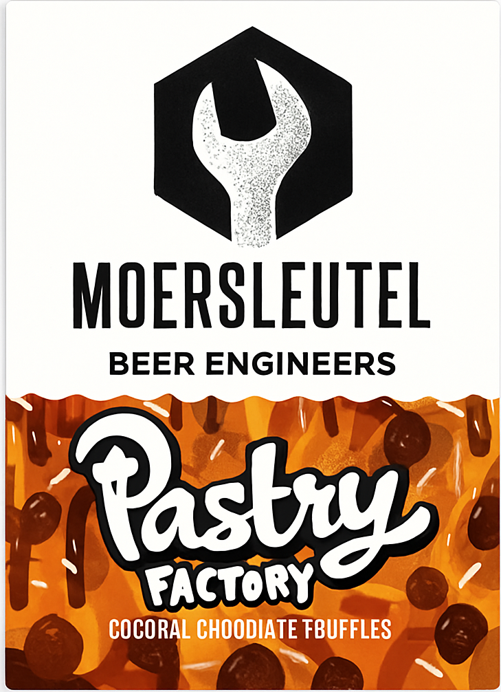 Etiket van Moersleutel Pastry Factory: Coconut Chocolate Truffles