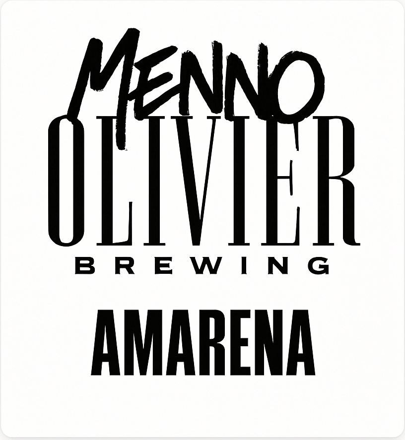 Etiket van Menno Olivier Amarena