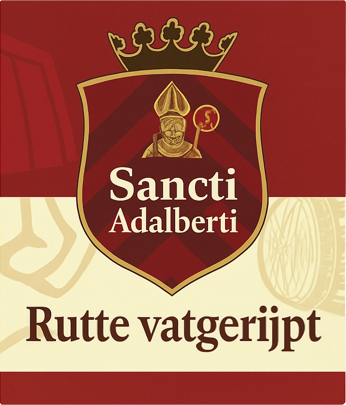 Etiket van Sancti Adalberti Rutte Vatgerijpt
