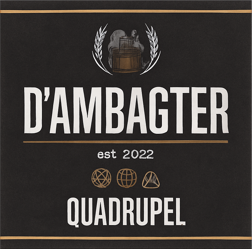 Etiket van d'Ambagter Quadrupel