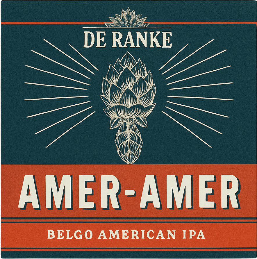 Etiket van De Ranke Amer-Amer