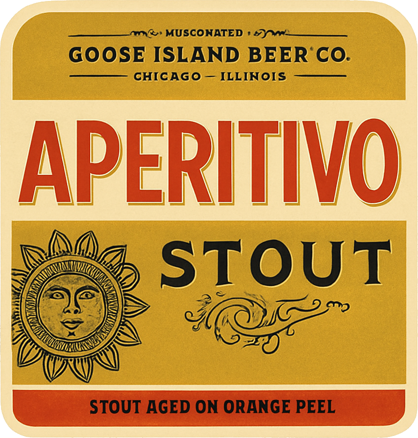 Etiket van Goose Island Aperitivo Stout