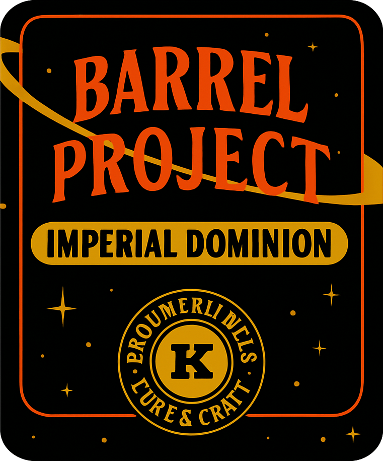 Etiket van Kees Barrel Project Imperial Dominion