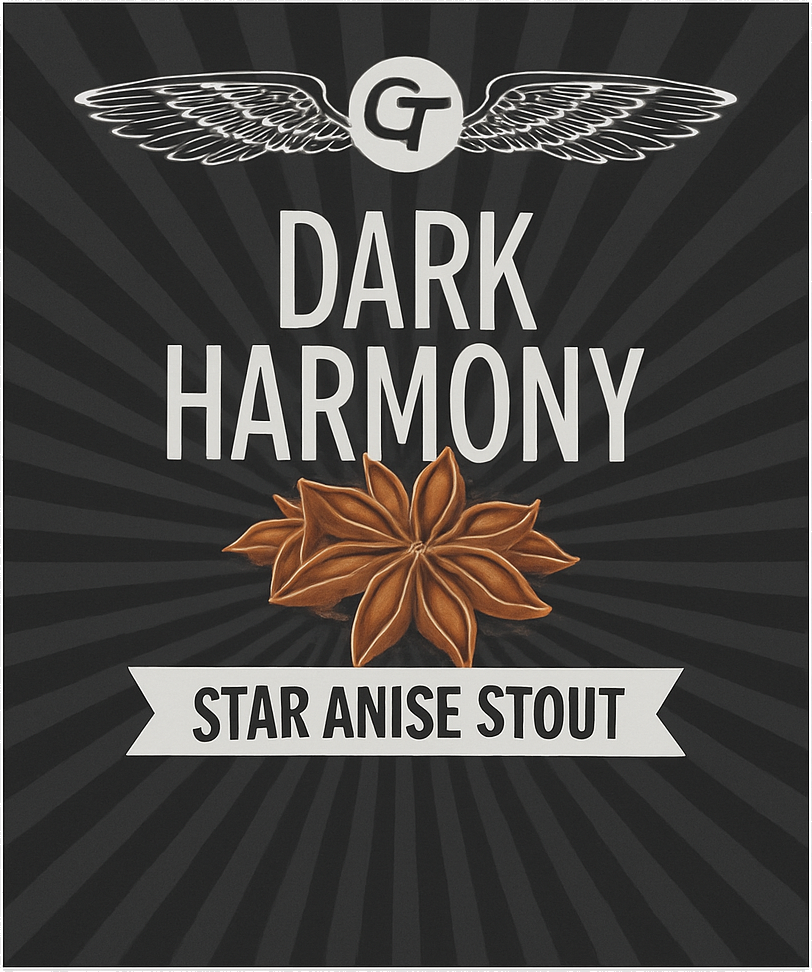 Etiket van Gulden Triomfator Dark Harmony
