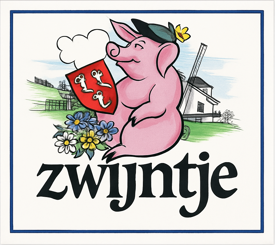 Etiket van Van Steenberge Zwijntje