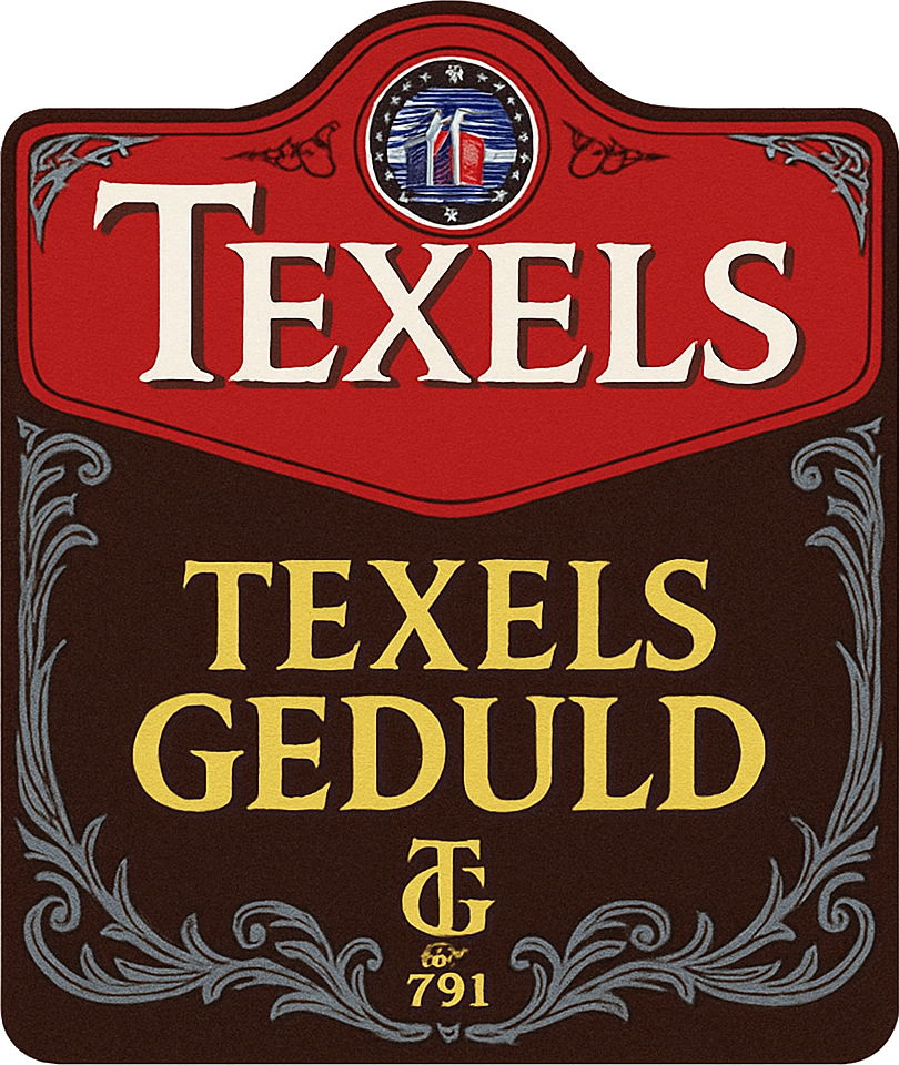 Etiket van Texels Geduld Stormbock 2025 Bruichladdich Whisky