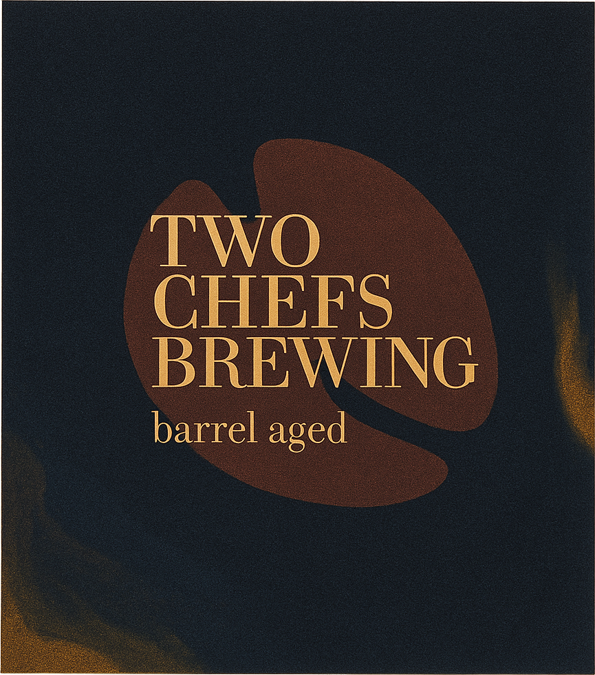 Etiket van Two Chefs Coffee-Infused Bourbon Barrel Imperial Stout