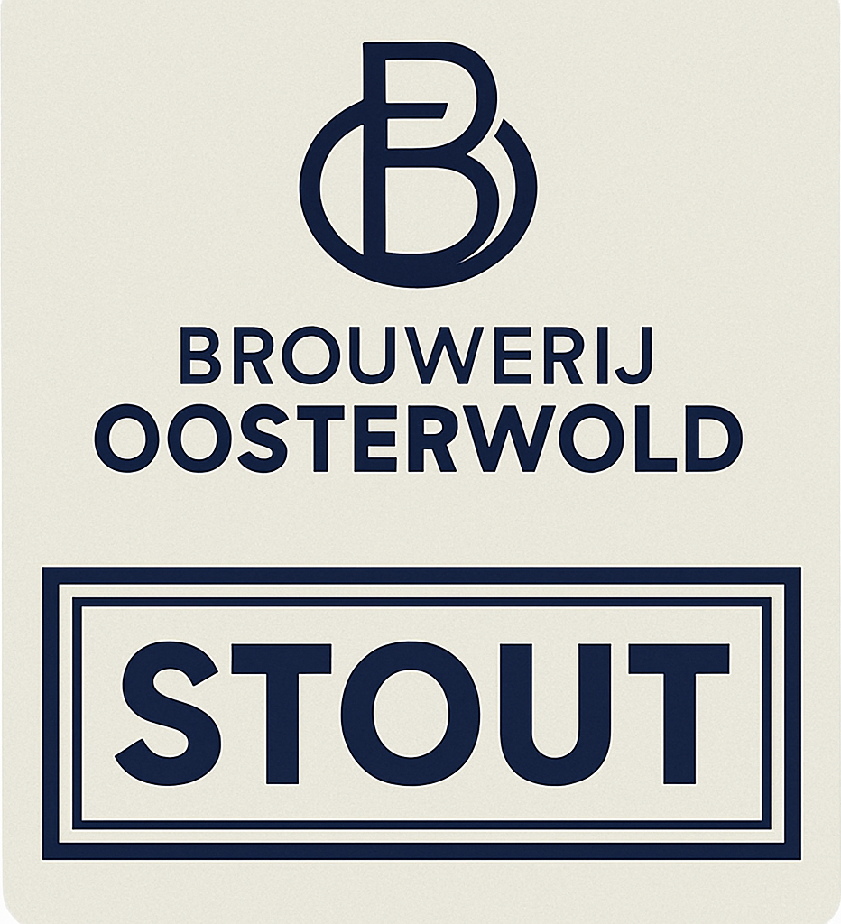 Etiket van Oosterwold Stout
