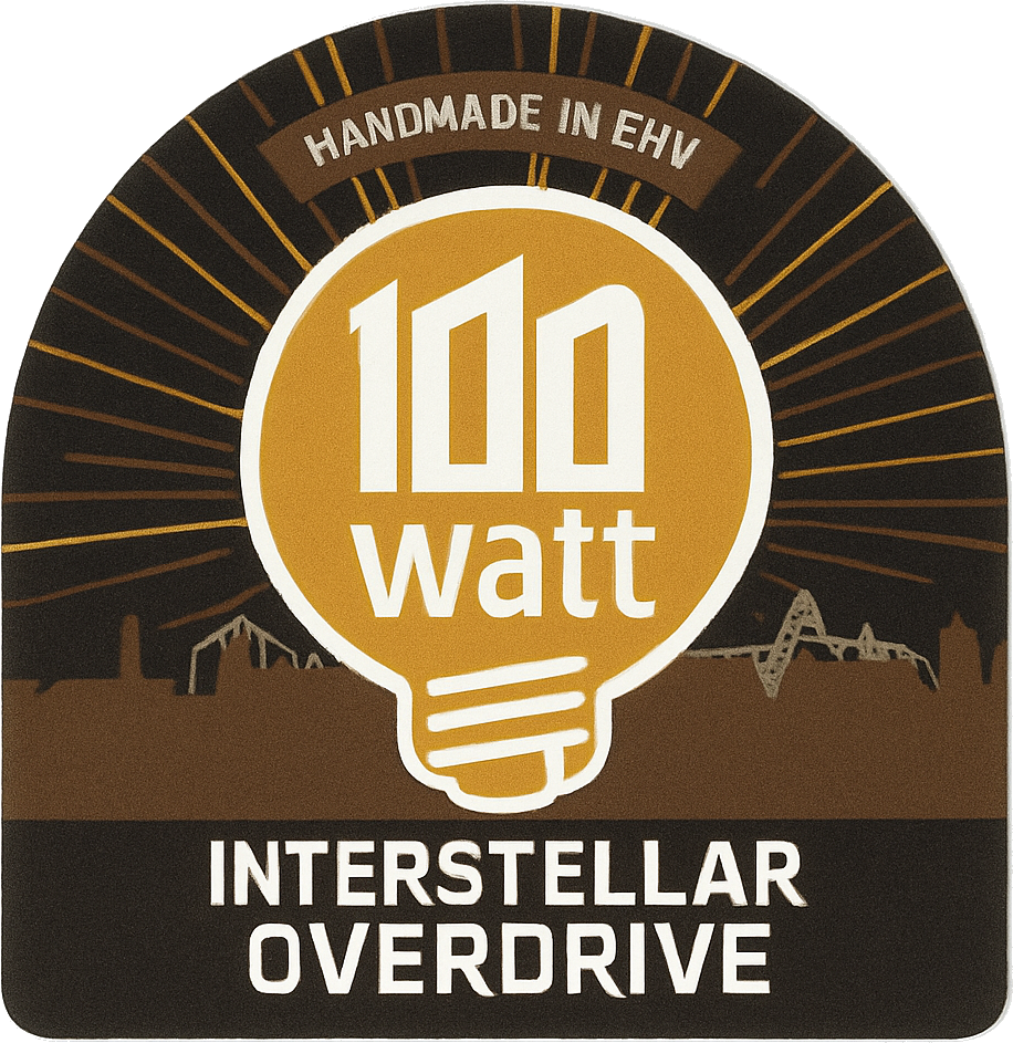 Etiket van 100 Watt Cinderella Interstellar Overdrive