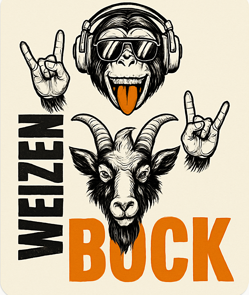 Etiket van Guilty Monkey Weizenbock