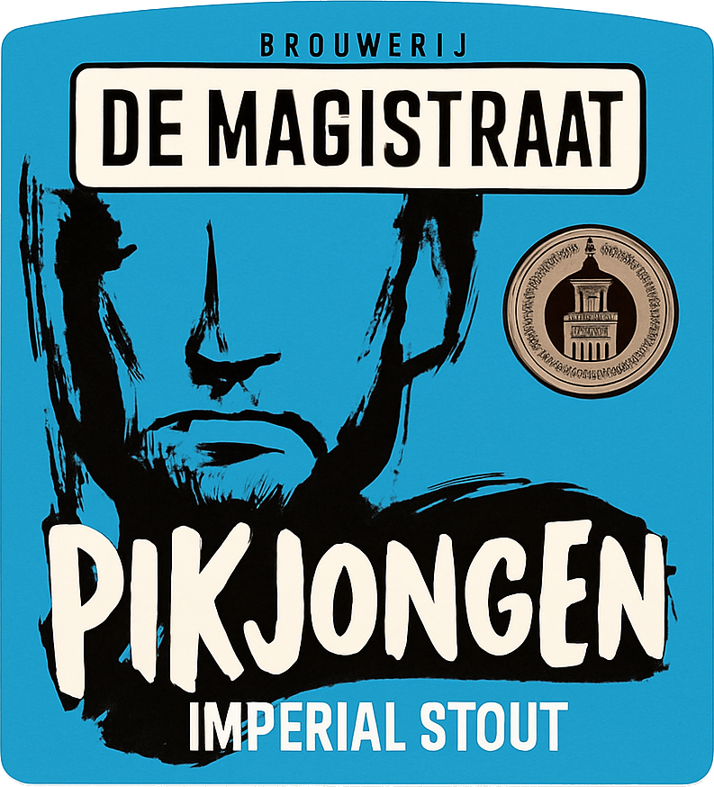 Etiket van De Magistraat Pikjongen