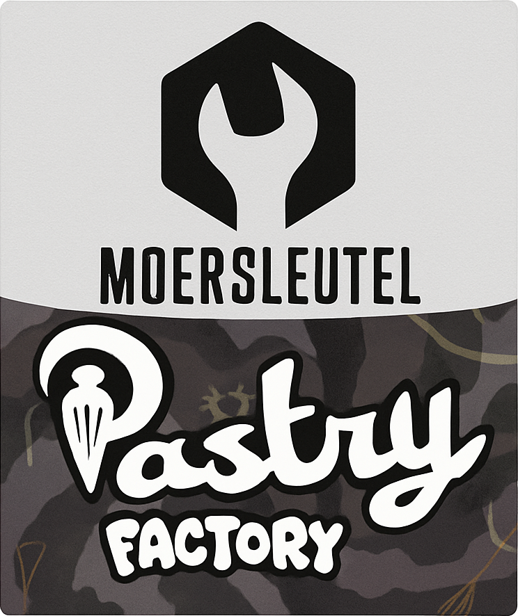 Etiket van Moersleutel Pastry Factory: Drop it Like it's Hot