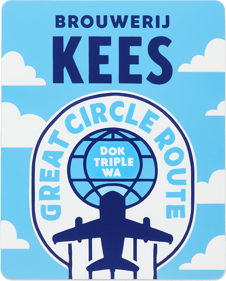 Etiket van Kees x Commonwealth Great Circle Route