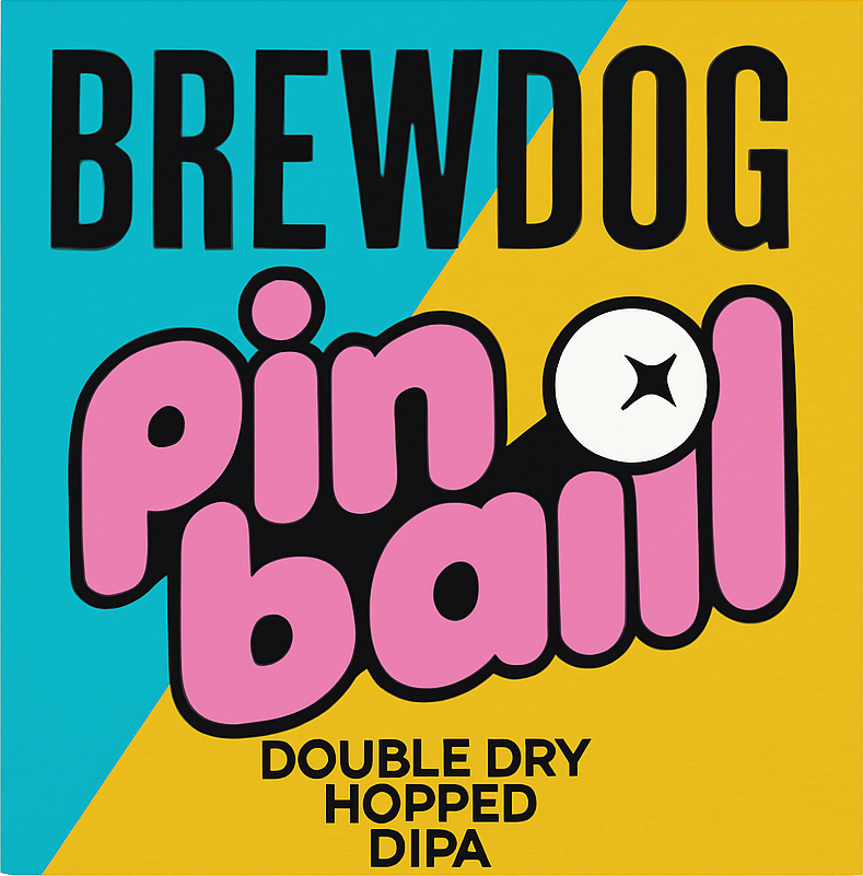 Etiket van Brewdog Pinball