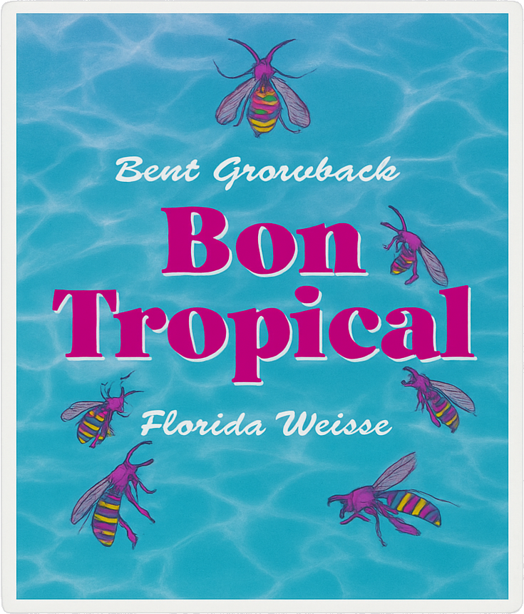 Etiket van Bont Gezelschap Bontropical