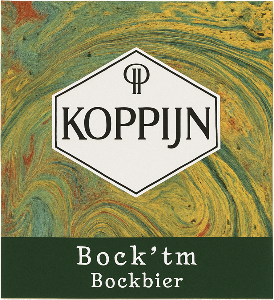 Etiket van Koppijn Bock'tm